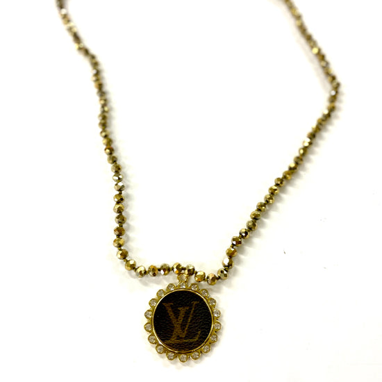 Gold 17” necklace - Patches Of Upcycling