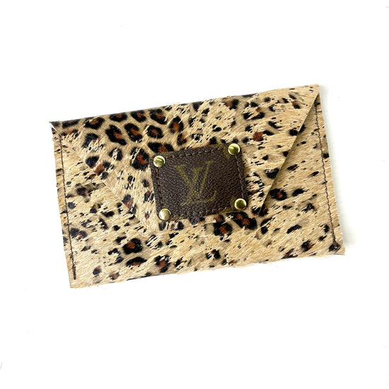 Cheryl Acid Leopard HOH - Large Card Holder - Patches Of Upcycling