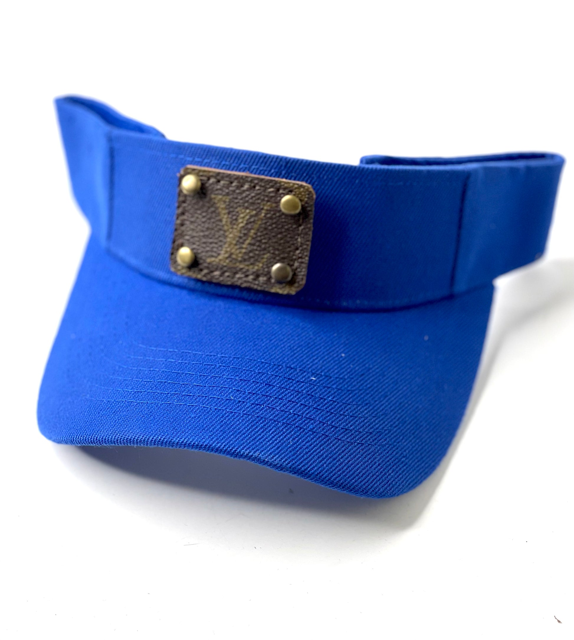 ZZ11 - Royal Blue Visor Antique Hardware - Patches Of Upcycling