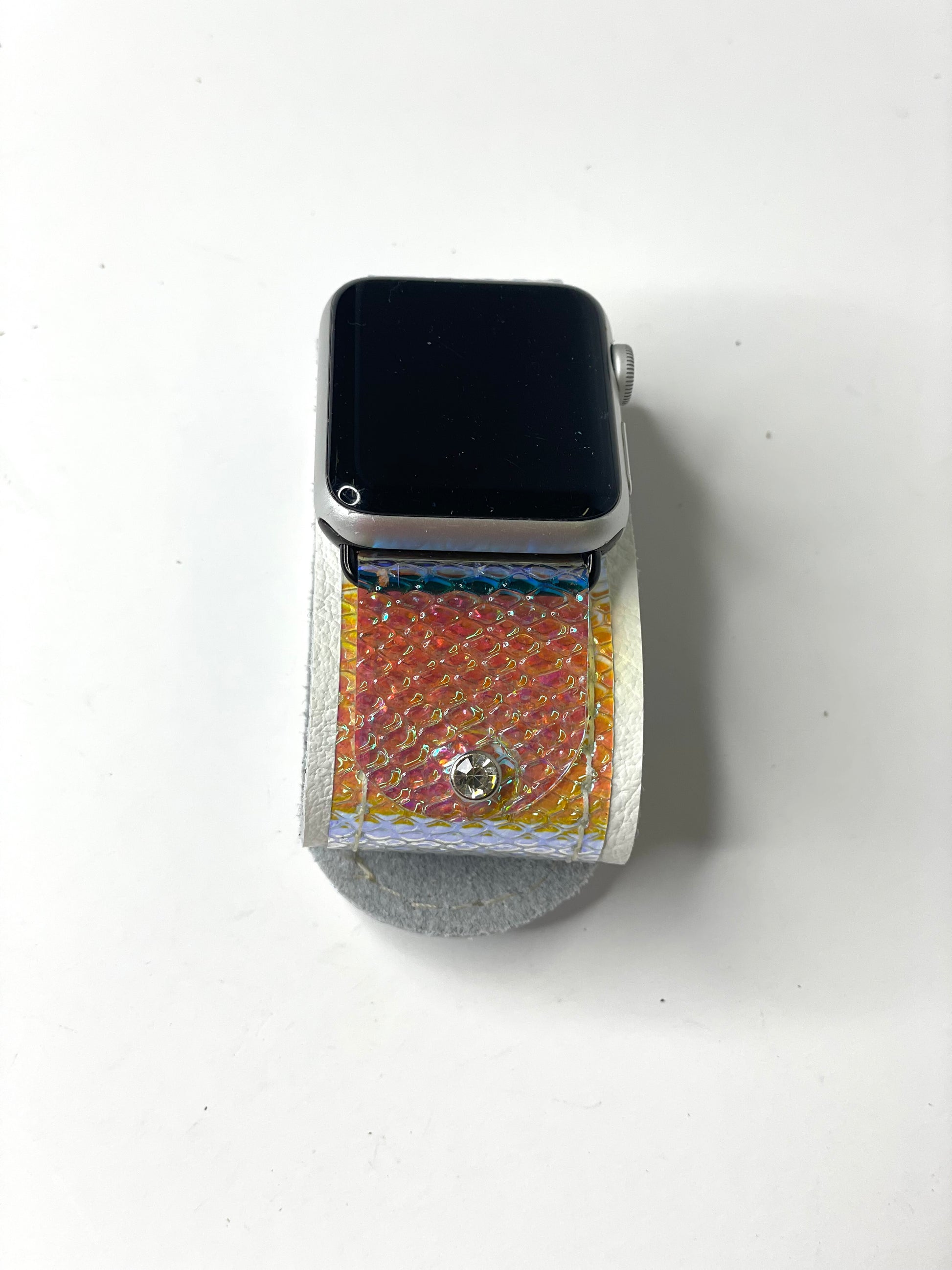 iwatch band iridescent (large) - Patches Of Upcycling