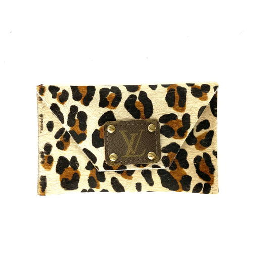 Leopard HOH-Large Card Holder - Patches Of Upcycling