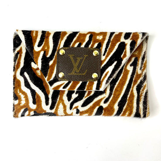 Tiger Stripes HOH - Large Card Holder- Black - Patches Of Upcycling