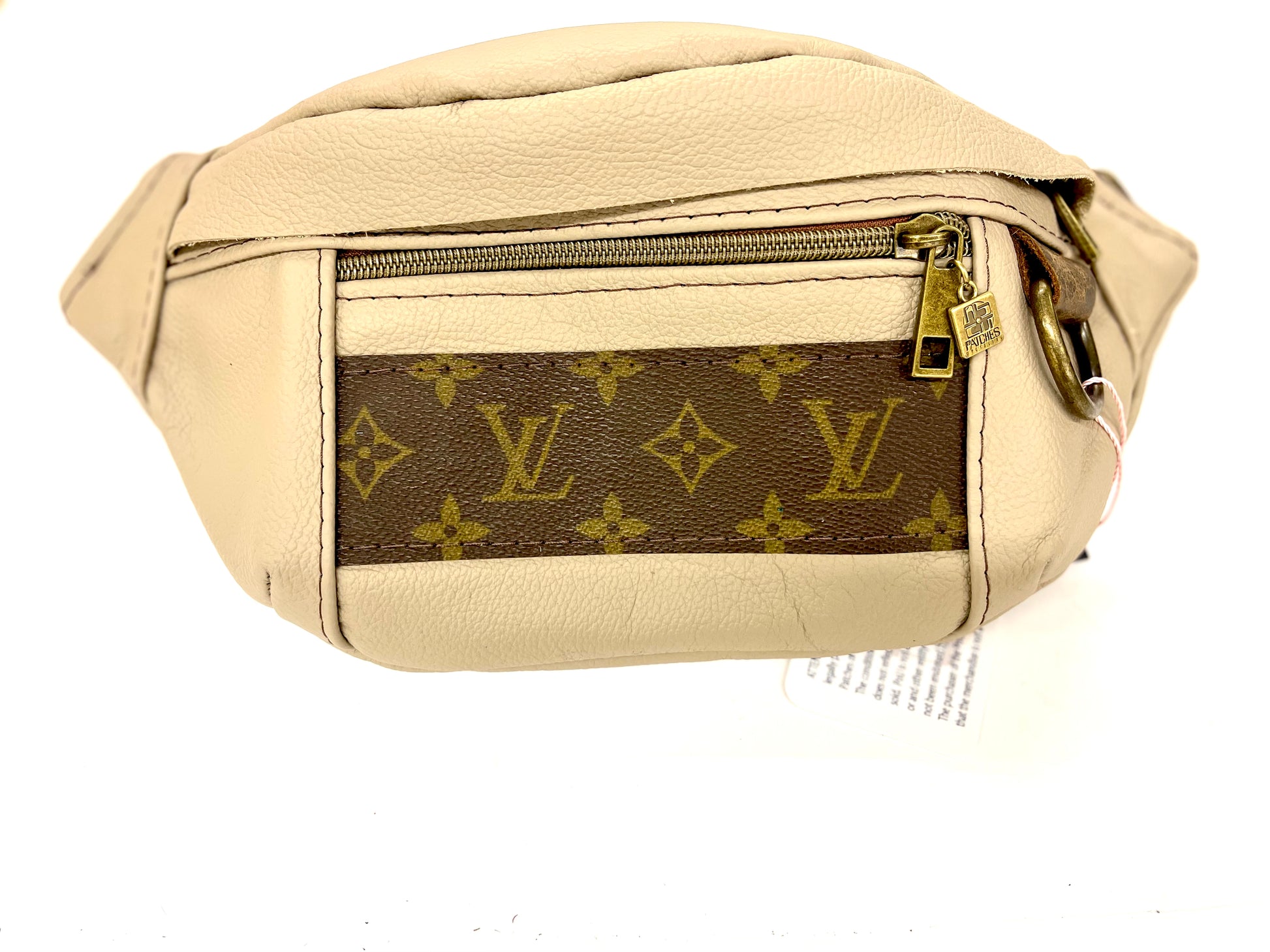 Bum Bag STRIP LV Smooth Leather Colors - Patches Of Upcycling