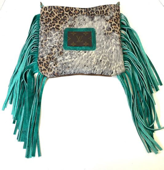 Medium Crossbody Tiffany Acid Leopard HOH - Patches Of Upcycling