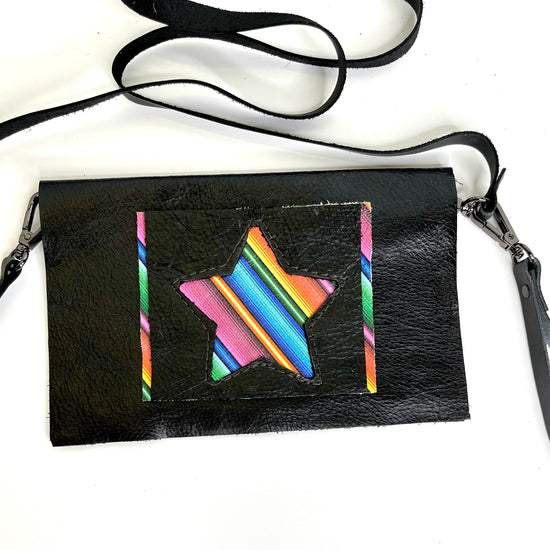 Small Crossbody Star- multiple hide options - Patches Of Upcycling No Fringe / Serape Handbags A Patch of Upcycling