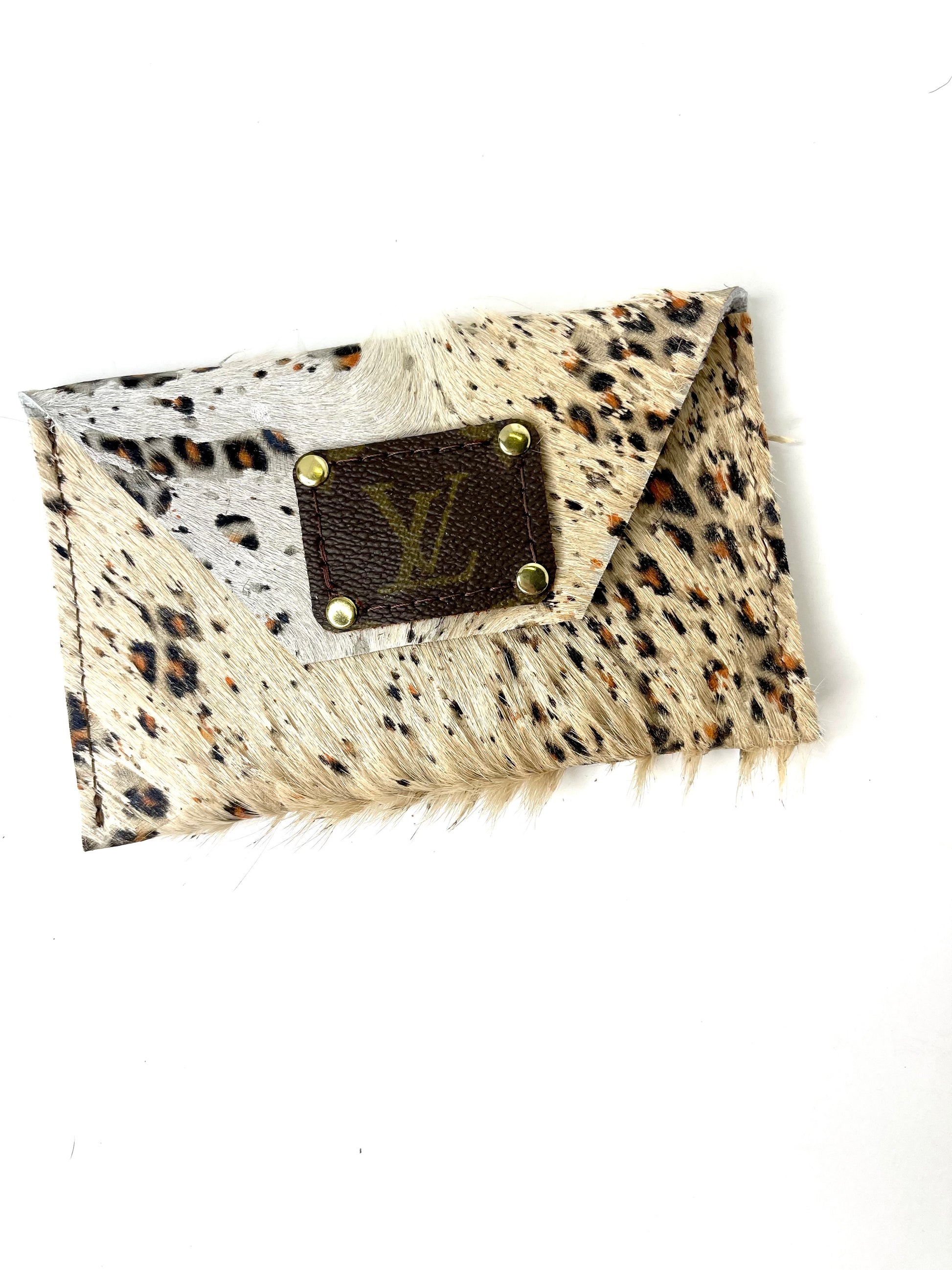 Cheryl Acid Leopard HOH - Large Card Holder - Patches Of Upcycling
