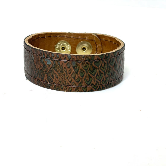 Leather Cuff various color options- Patches Of Upcycling